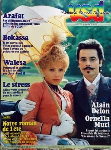 Vsd N° 304 Du 30/06/1983 - Alain Delon Et Ornella Muti Dans Un Amour De Swann De Proust - Arafat - Les Difficultes Du Palestien Annoncent-Elles La Fin De L'olp - Bokassa Est Convaincu D'etre Rappele A Bangui - Walesa - Pourquoi Et Comment Il A Ete...