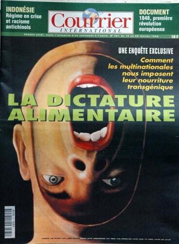 Courrier International N° 381 Du 19/02/1998 - Indonesie  -   Regime En Crise Et Racisme Antichinois - 1848  -   1ere Revolution Europeenne - La Dictature Alimentaire.