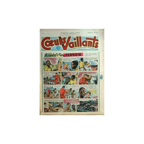 Coeurs Vaillants N° 18 Du 01/05/1955 - Belles  Histoires De Vaillance Expedition Ternium