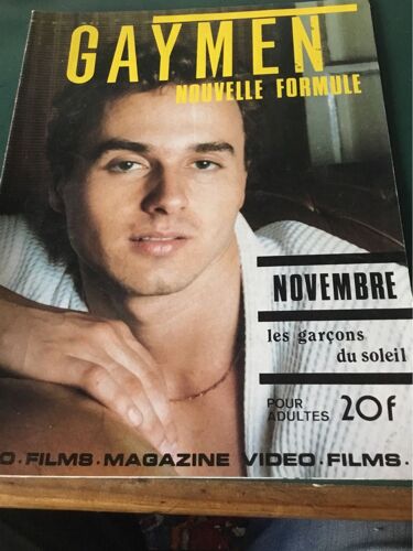 Gay- Men Nouvelle Formule Novembre Magazine Gay Les Garçon Du Soleil Frederic Botana 