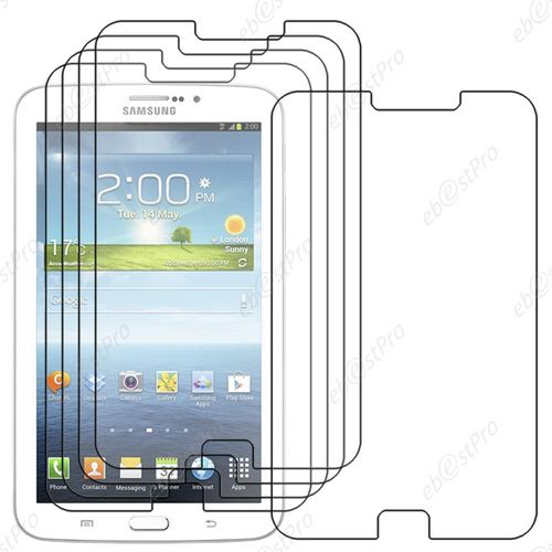 Ebeststar ® Lot X5 Film Protection D'écran Anti Rayures Protecteur Transparent Pour Samsung Galaxy Tab 3 7.0 Sm-T210 / Gt-P3210 P3200