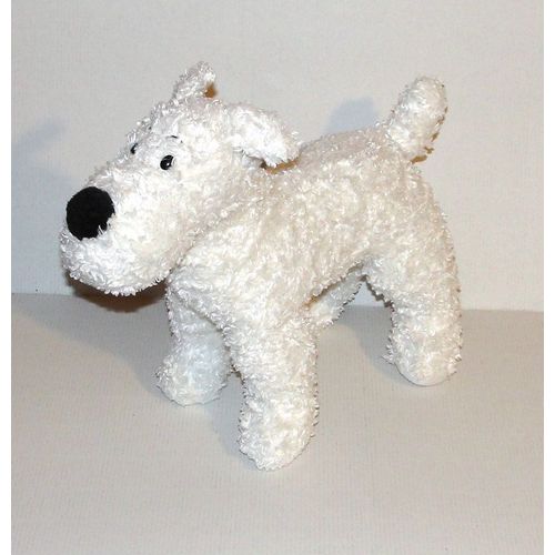 Peluche Tintin Et Milou Le Fox Terrier Milou Hergé Moulinsart Doudou Chien 35 Cm