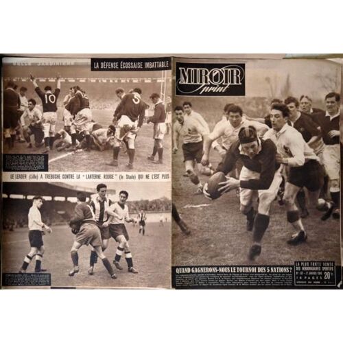 Miroir Sprint N° 137 Du 17/01/1949 - La Defense Ecossaise Imbatable - Rubgy - Le Tournoi Des 5 Nations.