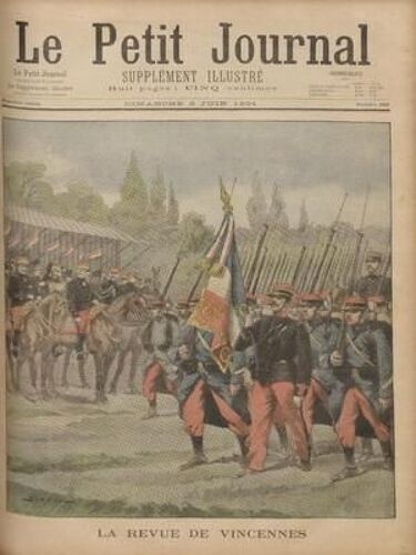 Petit Journal Supplement Illustre (Le) N° 550 Du 02/06/1901 - La Revue De De Vincennes Extraordinaire Accident Inventions Illustres L'imprimerie (Planche Couleur En Page Intå¿Rieure)