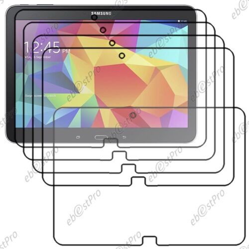 Ebeststar ® Lot X5 Film Protection D'écran Anti Rayures Protecteur Transparent Pour Samsung Galaxy Tab 4 10.1 Sm-T530 / T531 T535