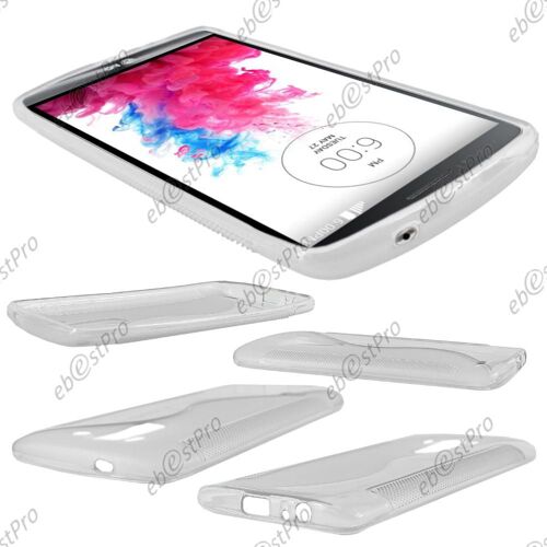 ebestStar ® Pour LG G3 D855 Etui Housse Coque S-line Silicone Protection en Gel + Film protecteur d'écran, Couleur Transparent