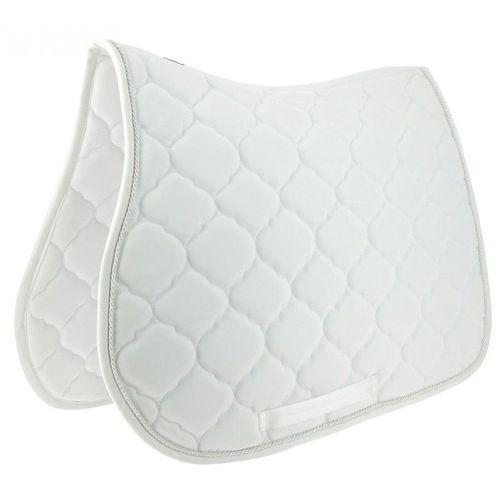 Tapis De Selle Riding World "Rope" - Couleur : Blanc, Taille : Cheval