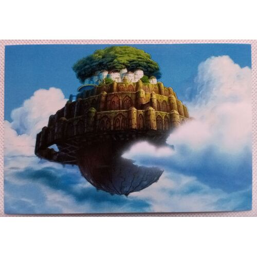 Carte Postale - Le Château Dans Le Ciel / Tenku No Shiro Rapyuta / Castle In The Sky (Miyazaki, Studio Ghibli, Animé, Film)