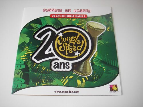 Revue, Dossier De Presse / Press Book Jeu Vidéo 20 Ans Jungle Speed 0 