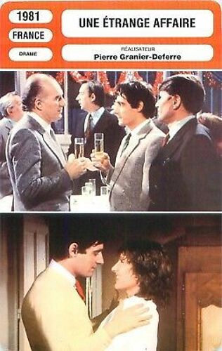 Fiche Monsieur Cinema Une Étrange Affaire
