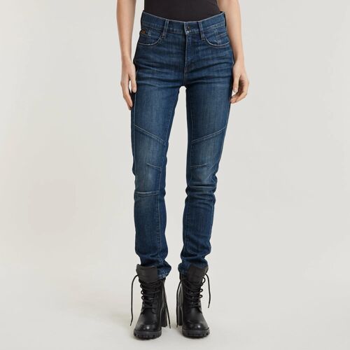 Jean Ace 2.0 Biker Slim Straight - Bleu Foncé - Femmes