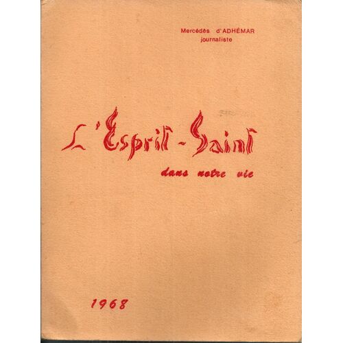 L'esprit-Saint Dans Notre Vie