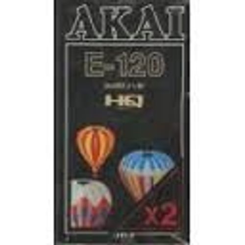 cassette video VHS AKAI E 120