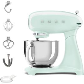 Robot pâtissier Smeg SMF03PGEU Vert d'eau