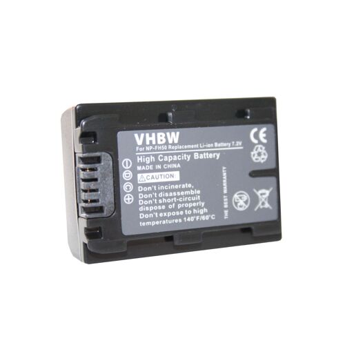 vhbw Batterie compatible avec Sony DCR-DVD110(E), DCR-DVD109(E), DCR-DVD106(E) appareil photo (500mAh, 7,2V, Li-ion), puce d'information