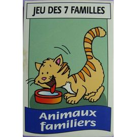 Jeu De Cartes Des 7 Familles "Animaux Familiers"