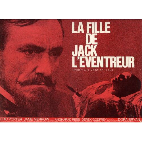 La Fille De Jack L'éventreur, Synopsis Dépliant-Peter Sasdy, Eric Porter, Angharad Rees, Jane Merrow