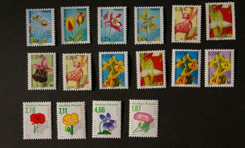 16 Timbres Préo Neufs