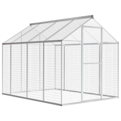 Volière D'extérieur Cadre En Aluminium 242 Cm Oiseaux Helloshop26 02_0000058