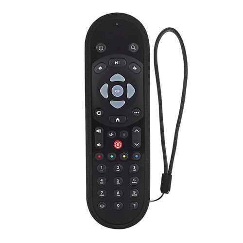 Black Étui pour télécommande SKY Q, coque de protection antichoc, tactile Non tactile, avec boucle à main Nipseyteko