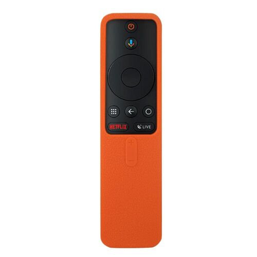 Orange Housse de protection en Silicone pour Xiaomi Mi TV Box S, étui pour télécommande intelligente, Compatible avec Bluetooth, antichoc Nipseyteko