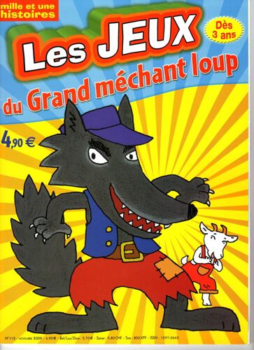 Mille Et Une Histoires Les Jeux Du Grand Méchant Loup N° 112 