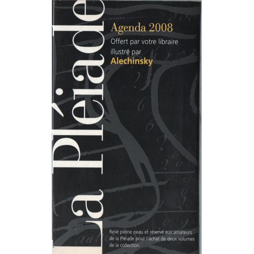 Agenda Pleiade 2008 Alechinsky