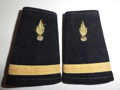 Paire Fourreaux D'épaule Groupe De Spécialité État Major Adjudant Chef 