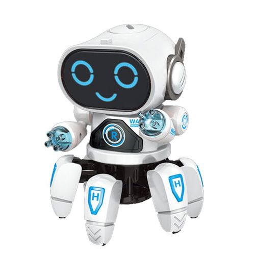 Robot Dansant Intelligent, Jouets De Marche Électroniques Avec Éclairage Led Et Musique, Poulpe, Cadeau D'Anniversaire Cool Pour Enfants