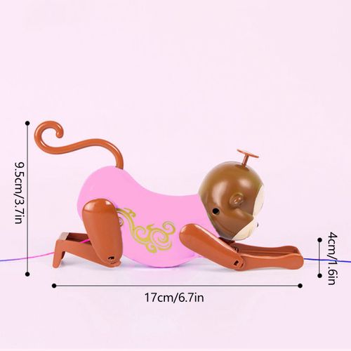 Singe D'Escalade En Corde, Jouet Interactif Amusant Pour Enfants En Bas Âge, Jouet Créatif À Tirer Et À Grimper Avec Cordon De Serrage