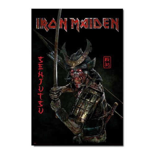 Iron Maiden - Senjutsu - Affiche Roulée - Envoi En Tube - Taille : 61x91,5cm