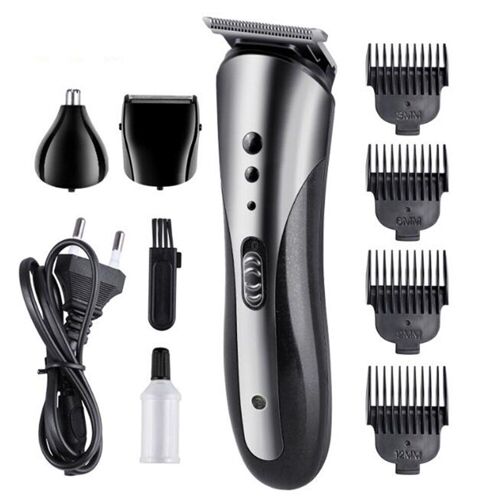 Tondeuse À Barbe Électrique Pour Hommes, Rasoir Multifonctionnel Pour Le Nez, Lavable, Meilleur Prix