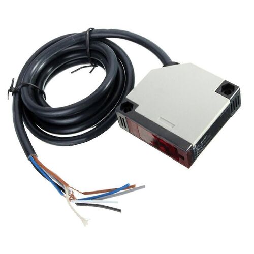 Interrupteur de capteur photoélectrique à réflexion spéculaire DC12-24V 3A E3JK-R4M1 avec vis