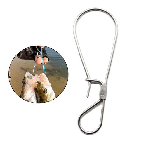 Empêcher Le Glissement De Poisson Excape Vivant Poisson Serrure Outil Anneau Cravate Boucle Matériel De Pêche Snap Acier Inoxydable Antirouille Équipement De Pêche