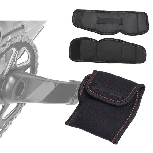 2 Pièces Couverture De Pédale De Vélo De Montagne Vélo Équitation Pédale Rayures Protéger Noir Oxford Tissu Accessoires De Vélo Pièces