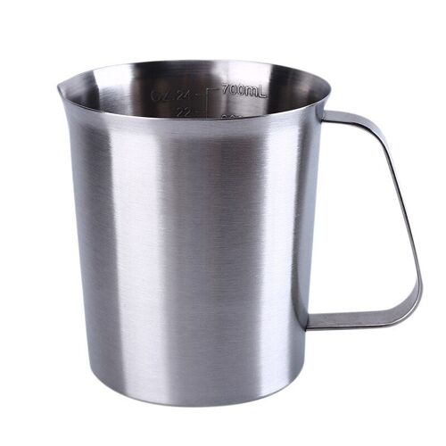 Tasse À Mesurer Épaissie En Acier Inoxydable 304, Avec Échelle 2000ml 1000ml 500ml, Grande Capacité, Pratique Pour La Cuisine