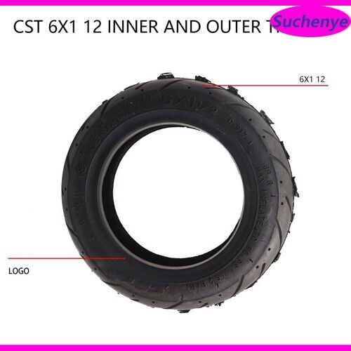 Cst 6 Pouces 6x1 1/4 Pneu De Roue Pneu Sous Vide Pour Gaz Mini Scooter Électrique Pliant E-Bike Mini Moto