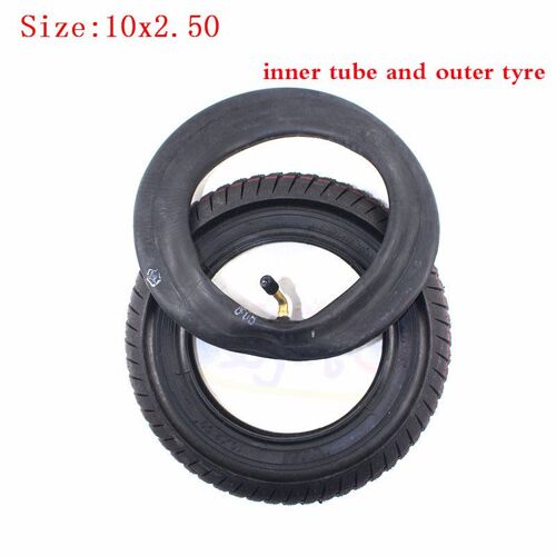 Pneu Gonflable 10 Pouces, 10x2.5, Chambre À Air, Pour Scooter Électrique, Vélo À Entraînement Équilibré