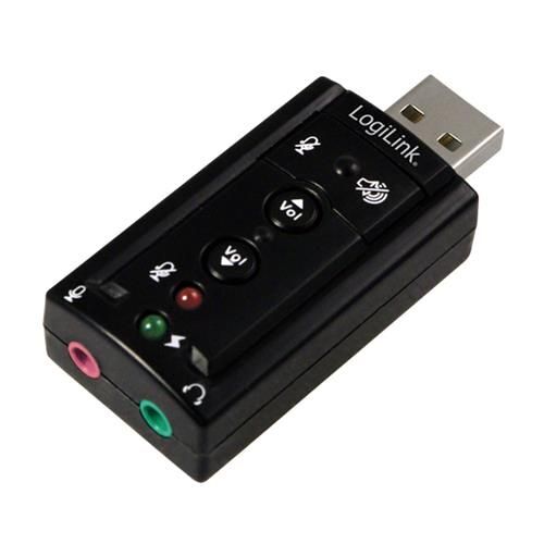 LOGILINK SCHEDA AUDIO STEREO USB 2.0 VIRTUAL 7.1 CANALI