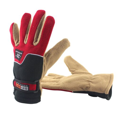 Gants Unisexes En Polaire Pour Moto Et Vélo Électrique, Coupe-Vent, Confortables, Automne Et Hiver