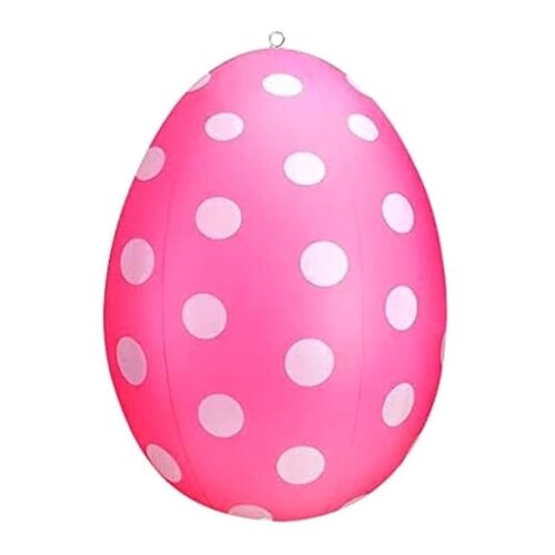 Inflatable Easter Eggs, Easter Eggs, Easter Decoration Easter Eggs for Hanging Outdoor Easter Eggs Decoration Rose Red