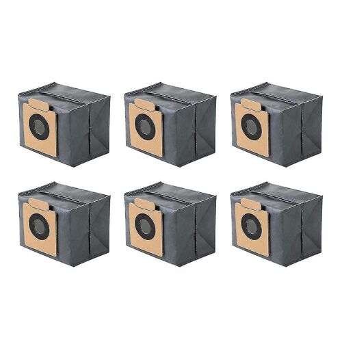 6pcs Dust Bags For Eufy Clean X8 Pro Self-empty Station Robot Vacuum Cleaning Replacement Spare Parts Trash Bag