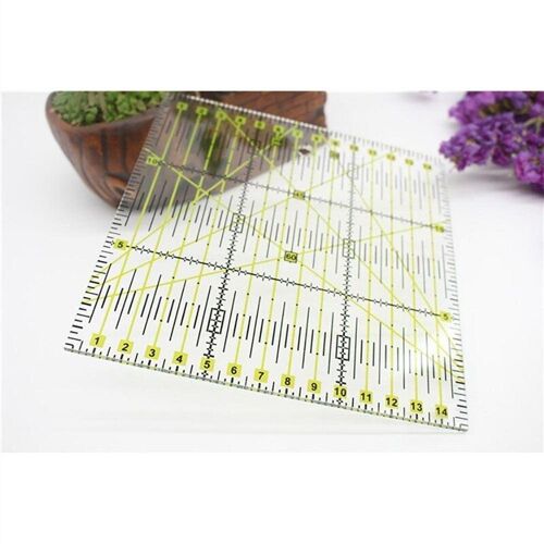 Règle De Couture Carrée Pour Patchwork, Pour Bricolage, Coupe De Vêtements, Fonction Antidérapante