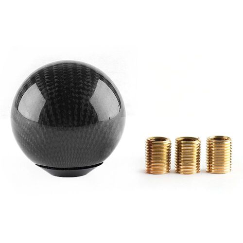 Tête D'engrenage En Fiber De Carbone Modifiée, 1 Pièce, Tête D'engrenage Ronde, Bâton D'ondulation En Carbone, Tête D'engrenage Automatique