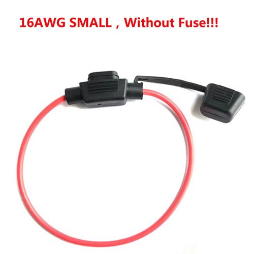 1pc Petite Taille Porte-Fusible Automatique Étanche En Ligne Voiture En Ligne Type De Lame Porte-Fusible De Sécurité De Voiture Avec Couvercle, 10a Mini Fusible En Option