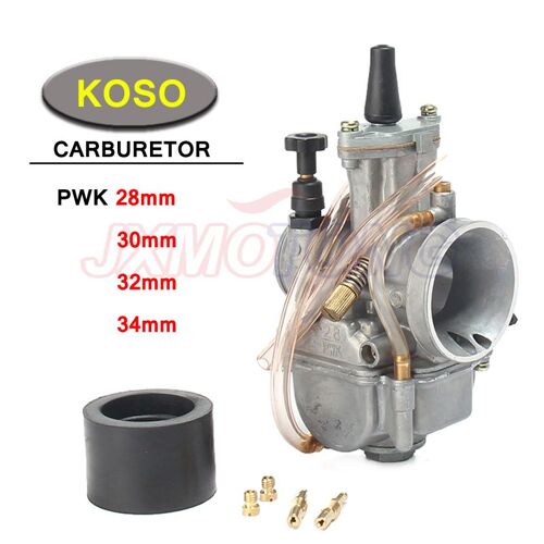 Carburateur Pour Yamaha, 21 24 26 28 30 32 34mm, Avec Power Jet 2t 4t, Pour Kawasaki Cafe Racer, Cyclomoteur