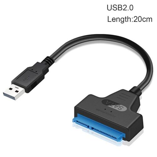 Câble adaptateur Sata 3 vers USB, 6Gbps pour disque dur externe SSD de 2.5 pouces, 22 broches, Port USB 3.0