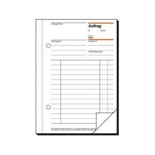 sigel Formularbuch "Auftrag", A5, 2 x 40 Blatt, SD