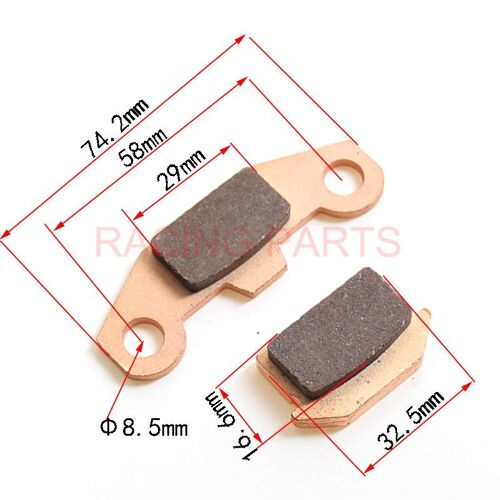Plaquettes De Freins À Disque En Cuivre Pour Moto Robuste, Adaptées Au Scooter, Au Vtt, Aux Vélos Hors Route, Livraison Gratuite