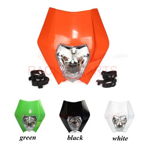 Phare De Moto Universel 12v 35w | Motocross Dirt Bike, Phare Double Sport, Supermoto, Phare Pour Ktm Smr Exc Xc Xcf